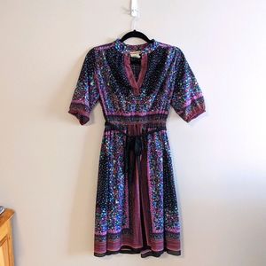 ✨HP✨ Vintage Colorful Floral Dress Joseph Ribkoff